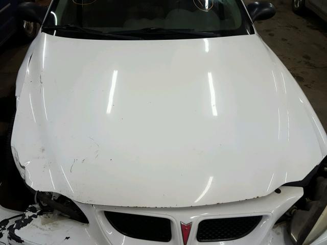 1G2NE52E45M139615 - 2005 PONTIAC GRAND AM S WHITE photo 7