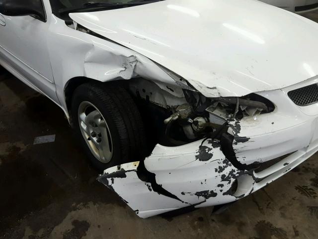 1G2NE52E45M139615 - 2005 PONTIAC GRAND AM S WHITE photo 9