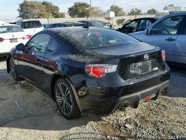 JF1ZNAA1XF8704910 - 2015 TOYOTA SCION FR-S BLACK photo 3