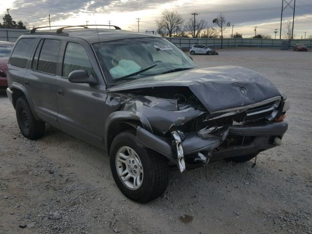 1D4HS48N63F596983 - 2003 DODGE DURANGO SL SILVER photo 1