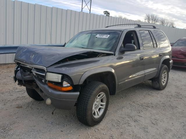 1D4HS48N63F596983 - 2003 DODGE DURANGO SL SILVER photo 2