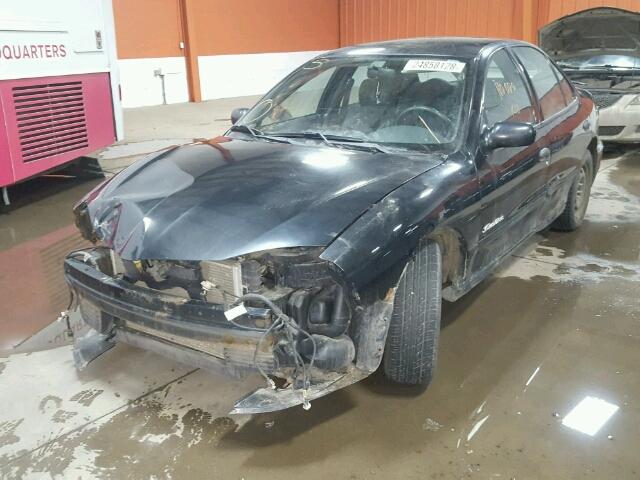 3G2JB52F73S147995 - 2003 PONTIAC SUNFIRE SL BLACK photo 2