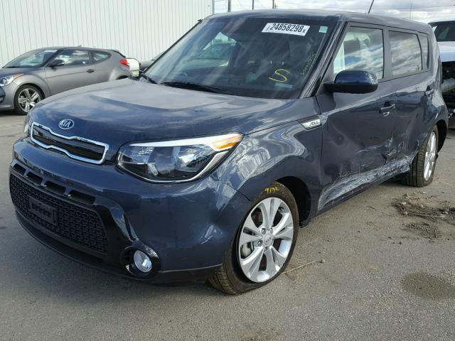 KNDJP3A58G7323886 - 2016 KIA SOUL + BLUE photo 2