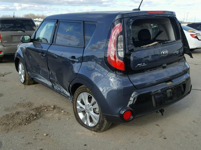 KNDJP3A58G7323886 - 2016 KIA SOUL + BLUE photo 3