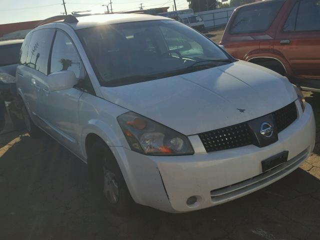 5N1BV28U76N108717 - 2006 NISSAN QUEST S WHITE photo 1