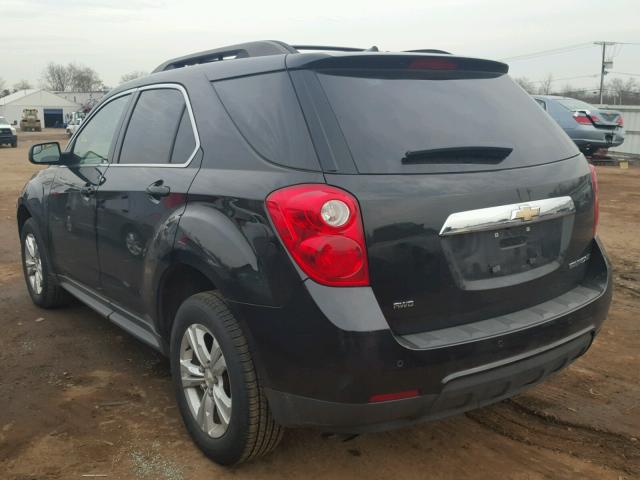 2GNFLGEKXE6121581 - 2014 CHEVROLET EQUINOX LT BLACK photo 3