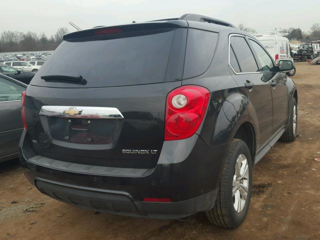 2GNFLGEKXE6121581 - 2014 CHEVROLET EQUINOX LT BLACK photo 4