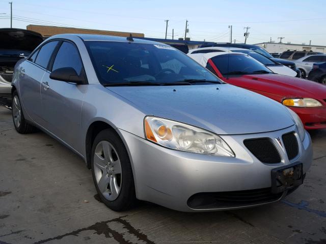 1G2ZG57B494189589 - 2009 PONTIAC G6 SILVER photo 1