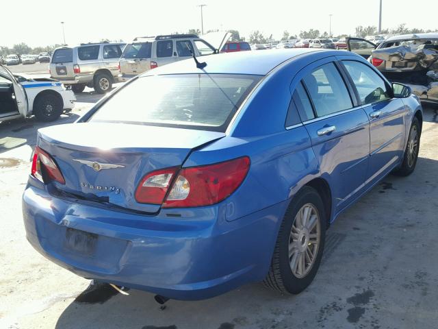 1C3LC66K47N550545 - 2007 CHRYSLER SEBRING LI BLUE photo 4