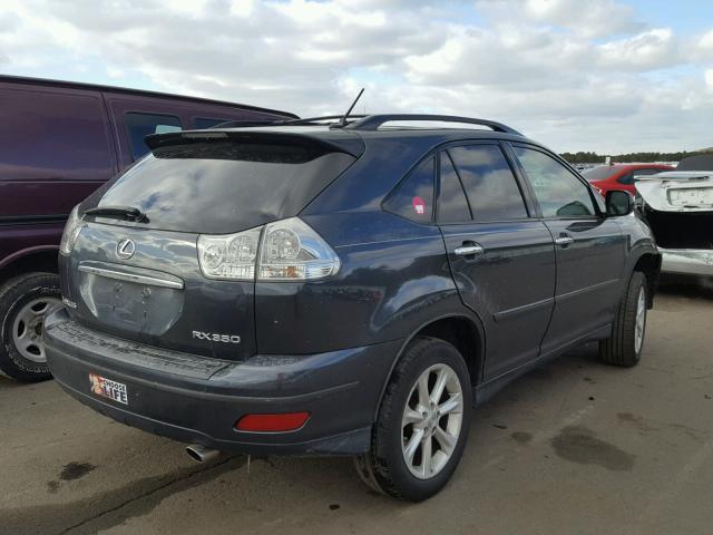 2T2HK31U29C131414 - 2009 LEXUS RX 350 GRAY photo 4