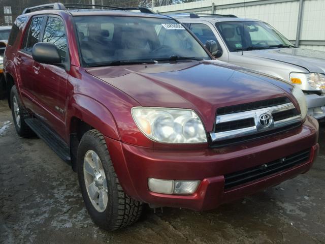 JTEBU14R758051687 - 2005 TOYOTA 4RUNNER SR MAROON photo 1