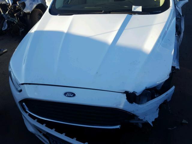 3FA6P0HD5ER310736 - 2014 FORD FUSION SE WHITE photo 7