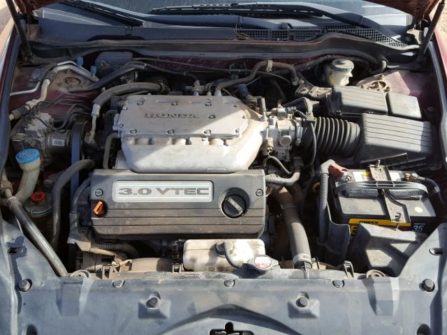 1HGCM66533A007256 - 2003 HONDA ACCORD EX MAROON photo 7