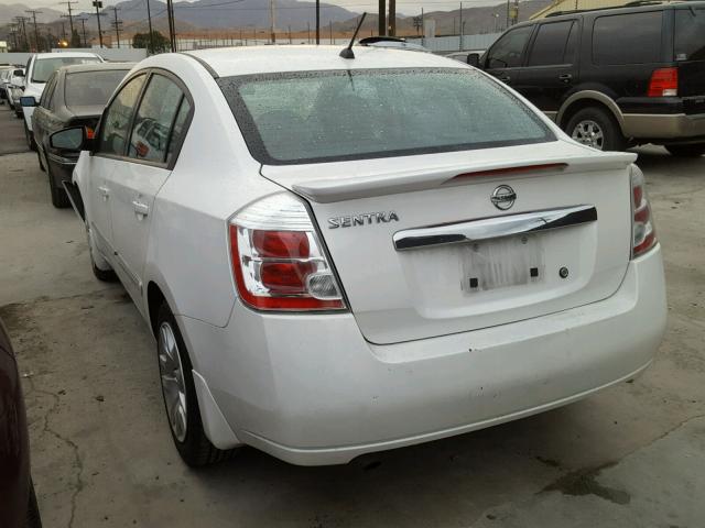 3N1AB6AP6BL729996 - 2011 NISSAN SENTRA 2.0 WHITE photo 3