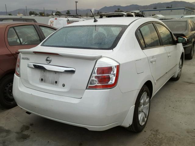 3N1AB6AP6BL729996 - 2011 NISSAN SENTRA 2.0 WHITE photo 4