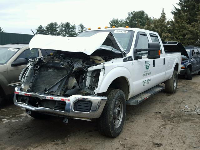 1FT7W3B6XFEC95555 - 2015 FORD F350 SUPER WHITE photo 2