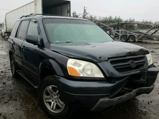 5FNYF18544B011288 - 2004 HONDA PILOT EXL GRAY photo 1