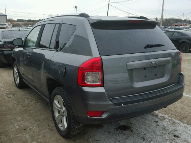 1J4NT1FA9BD187232 - 2011 JEEP COMPASS SP GRAY photo 3