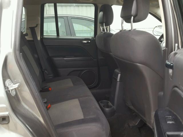 1J4NT1FA9BD187232 - 2011 JEEP COMPASS SP GRAY photo 6