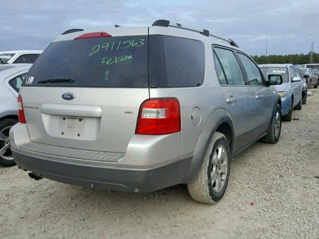 1FMDK02127GA17641 - 2007 FORD FREESTYLE SILVER photo 4