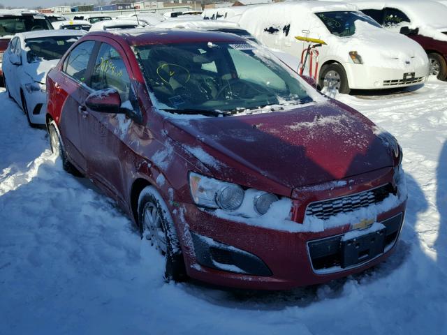 1G1JC5SH5F4151549 - 2015 CHEVROLET SONIC LT RED photo 1