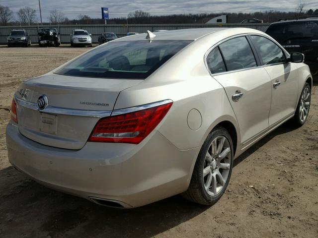 1G4GB5G33EF259510 - 2014 BUICK LACROSSE GOLD photo 4