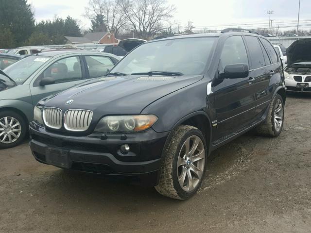 5UXFA93575LE82489 - 2005 BMW X5 4.8IS BLACK photo 2