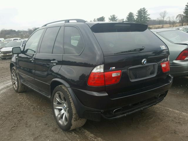 5UXFA93575LE82489 - 2005 BMW X5 4.8IS BLACK photo 3