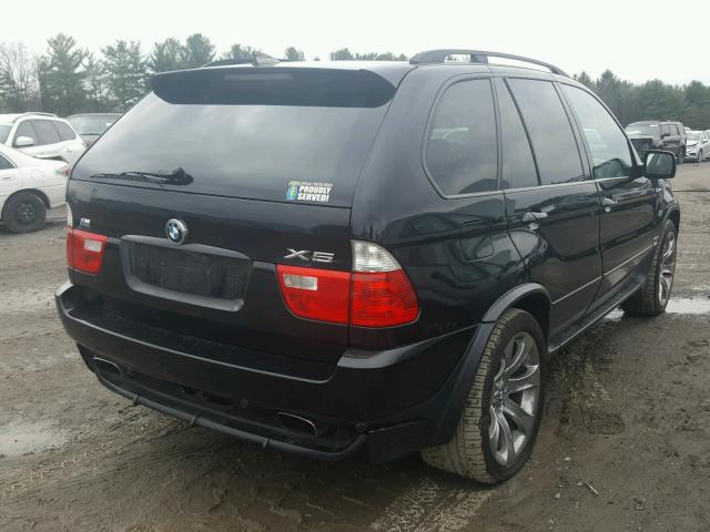 5UXFA93575LE82489 - 2005 BMW X5 4.8IS BLACK photo 4