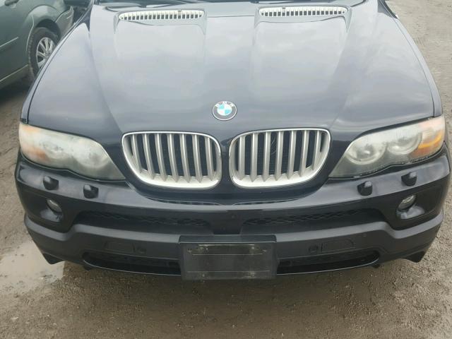 5UXFA93575LE82489 - 2005 BMW X5 4.8IS BLACK photo 7