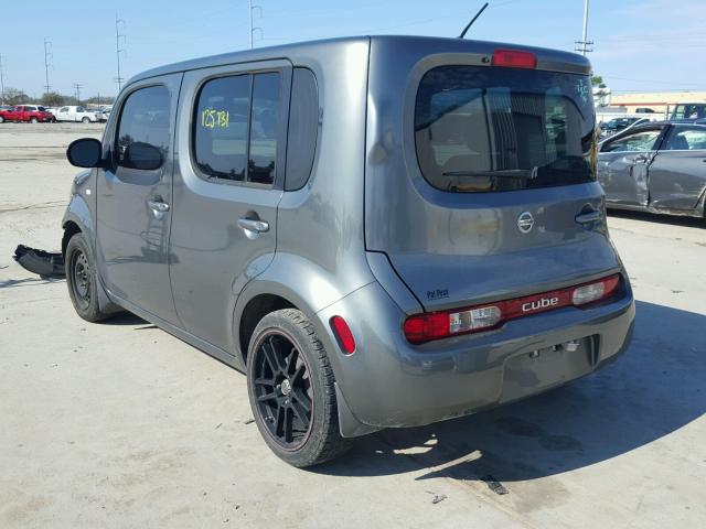 JN8AZ2KR3BT201298 - 2011 NISSAN CUBE BASE GRAY photo 3