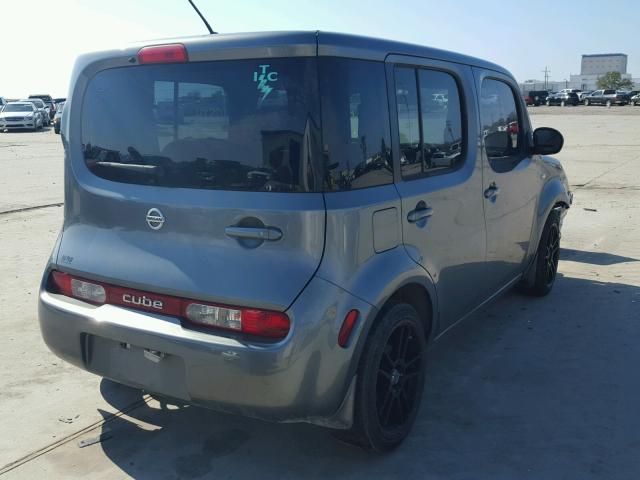 JN8AZ2KR3BT201298 - 2011 NISSAN CUBE BASE GRAY photo 4