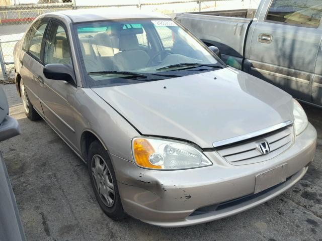 2HGES15551H607827 - 2001 HONDA CIVIC LX TAN photo 1