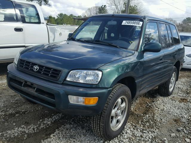 JT3HP10V6Y7171634 - 2000 TOYOTA RAV4 GREEN photo 2