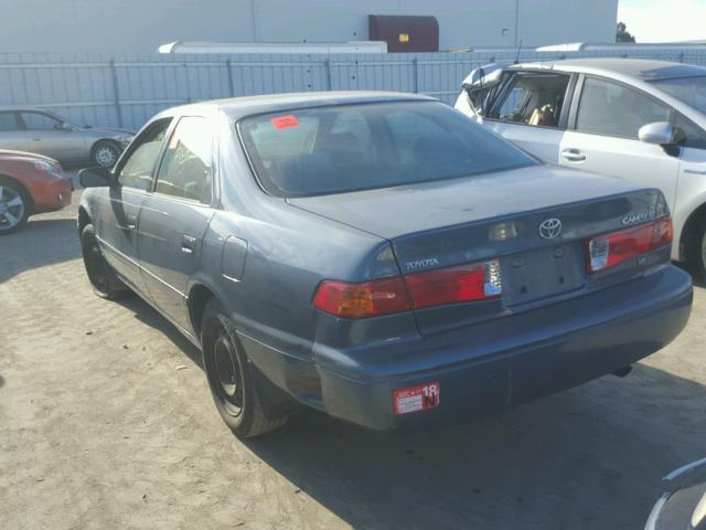 4T1BF22K81U970119 - 2001 TOYOTA CAMRY LE TEAL photo 3
