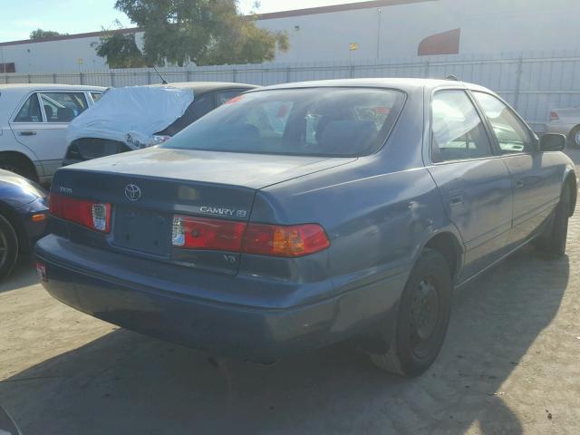4T1BF22K81U970119 - 2001 TOYOTA CAMRY LE TEAL photo 4