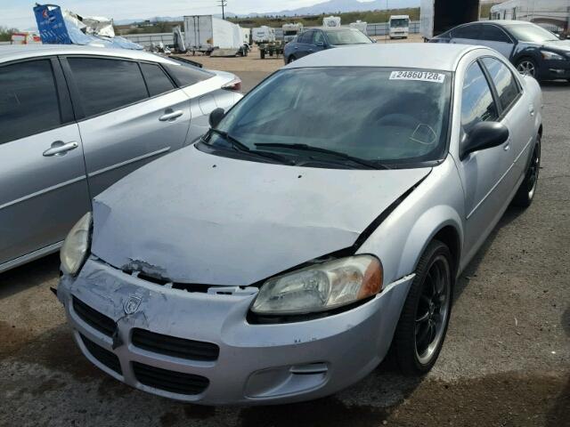 1B3EL36X53N607328 - 2003 DODGE STRATUS SE SILVER photo 2