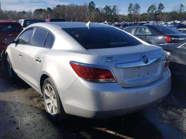 1G4GC5EG1AF172041 - 2010 BUICK LACROSSE C SILVER photo 3