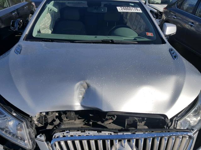 1G4GC5EG1AF172041 - 2010 BUICK LACROSSE C SILVER photo 7