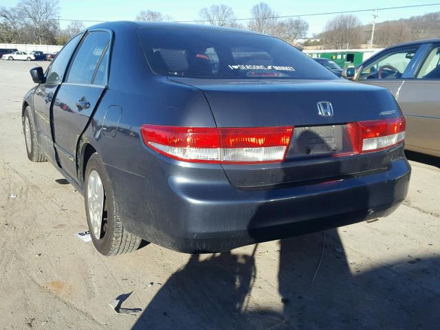 1HGCM56313A076388 - 2003 HONDA ACCORD LX GRAY photo 3