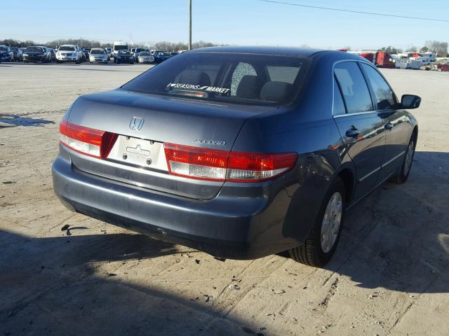 1HGCM56313A076388 - 2003 HONDA ACCORD LX GRAY photo 4