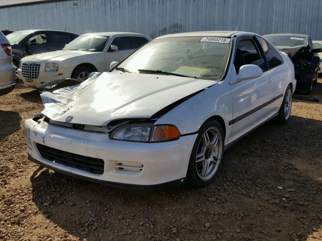 1HGEJ1121SL042642 - 1995 HONDA CIVIC EX WHITE photo 2