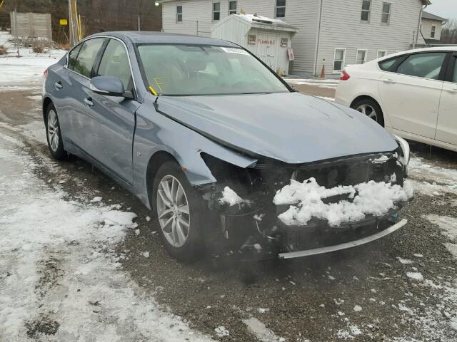 JN1BV7AR9FM399723 - 2015 INFINITI Q50 BASE Azul foto 1