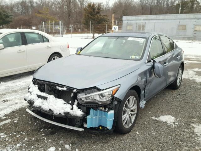 JN1BV7AR9FM399723 - 2015 INFINITI Q50 BASE Azul foto 2