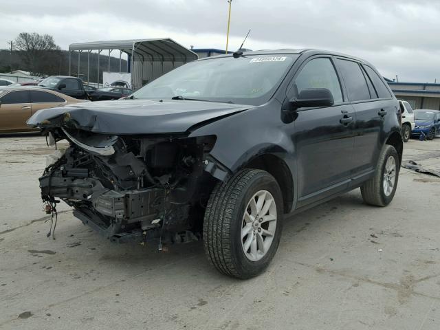 2FMDK3GC0EBA84044 - 2014 FORD EDGE SE BLACK photo 2