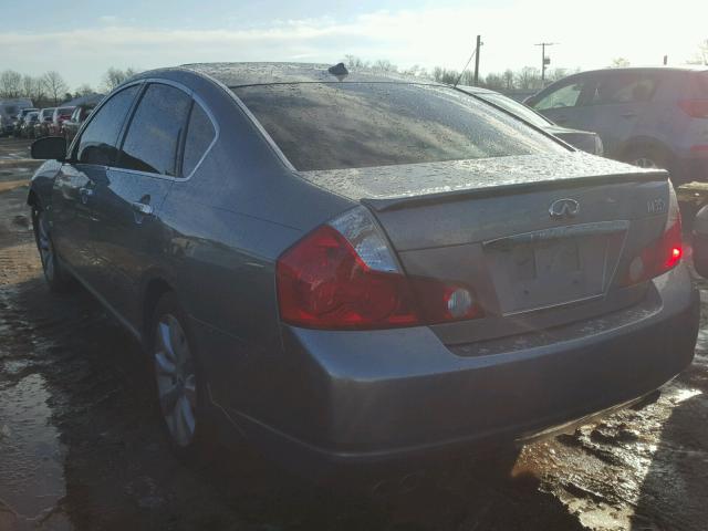 JNKAY01FX7M458839 - 2007 INFINITI M35 BASE GRAY photo 3