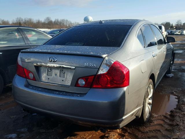 JNKAY01FX7M458839 - 2007 INFINITI M35 BASE GRAY photo 4