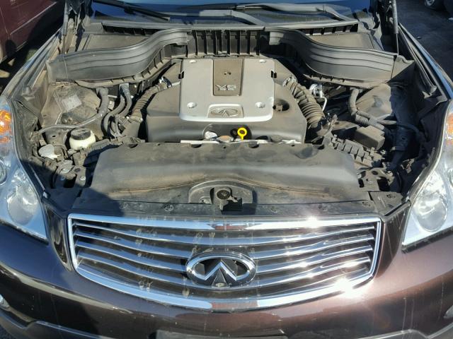 JN1AJ0HR5AM753539 - 2010 INFINITI EX35 BASE PURPLE photo 7