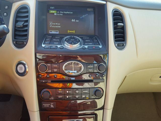 JN1AJ0HR5AM753539 - 2010 INFINITI EX35 BASE PURPLE photo 9