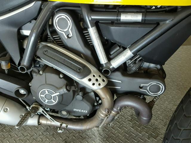 ML015ANM4GT006075 - 2016 DUCATI SCRAMBLER 黄色 照片 7